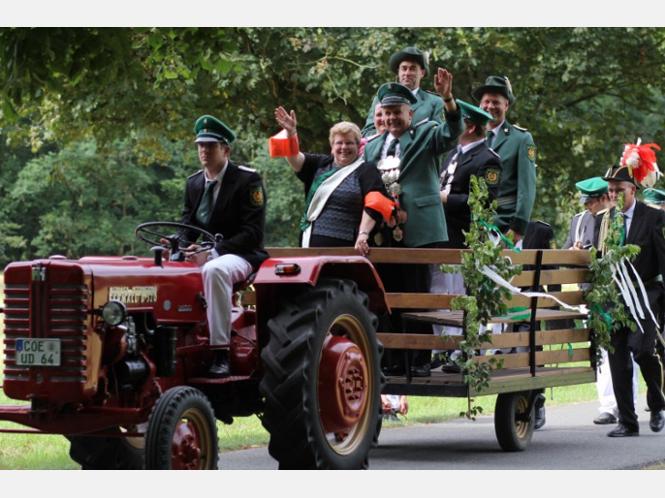 das scheidende K&ouml;nigspaar